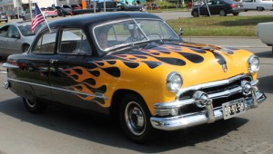 1951 Ford with Flames