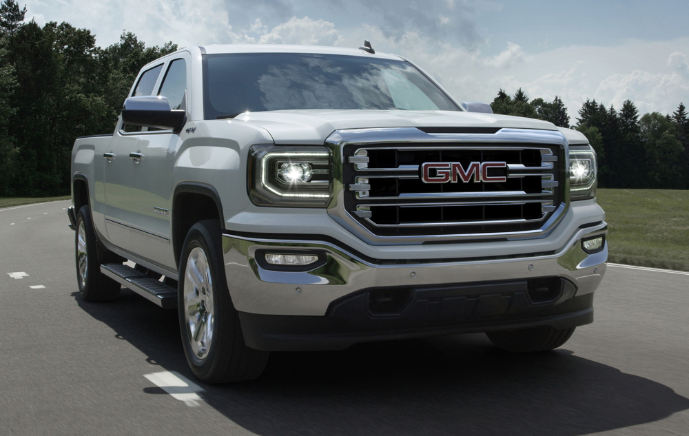 GMC’s best-selling truck has great momentum, coming off its best June since 2006, and 12 consecutive months of year-over-year sales gains. With exterior styling as its top reason for purchase, the new truck adds key design elements: LED “C-shaped” signature daytime running lights and LED headlights; new front fascia and grilles for each trim level; new LED fog lamps; new bumpers; and new “C-shaped” LED taillights. The new Sierra will be available in the fourth quarter of this year, with additional details and information on the new model released in the coming months.